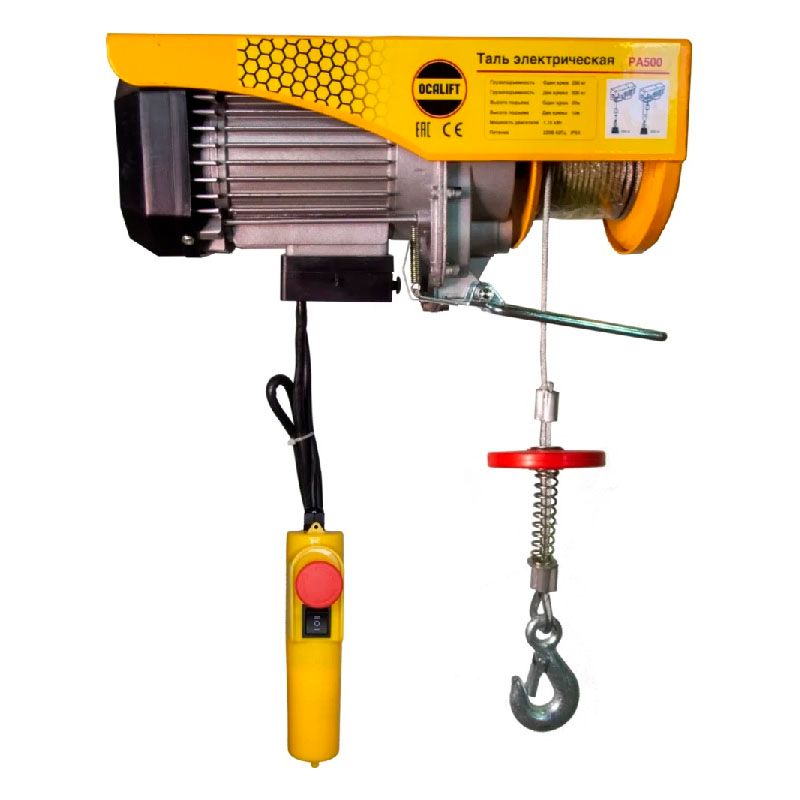 Мини-таль электрическая OCALIFT PA-500  250/500кг, 12м, 220в