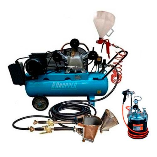Штукатурная мини-станция Ruhopper EK-1RH+K 640/100 220V 3 кВт ( c краскобаком)