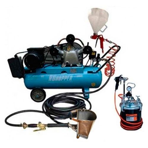 Штукатурная мини станция Ruhopper EK-1RH+K 640/60 220V 3 кВт (с краскобаком)
